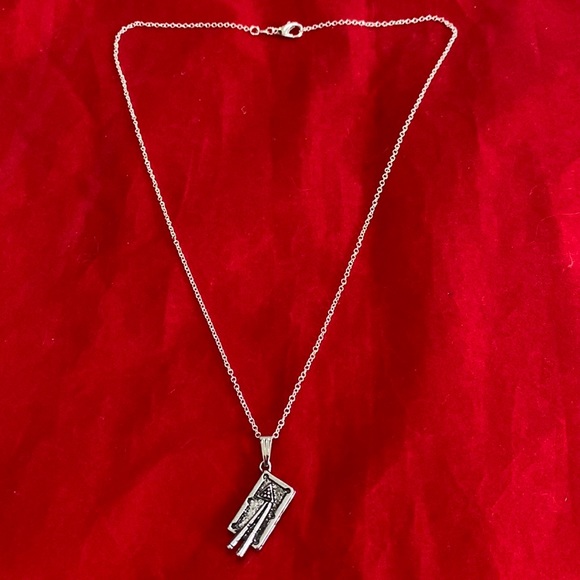 Billiards Pool Table Necklace May Be Personalized - Picture 2 of 7
